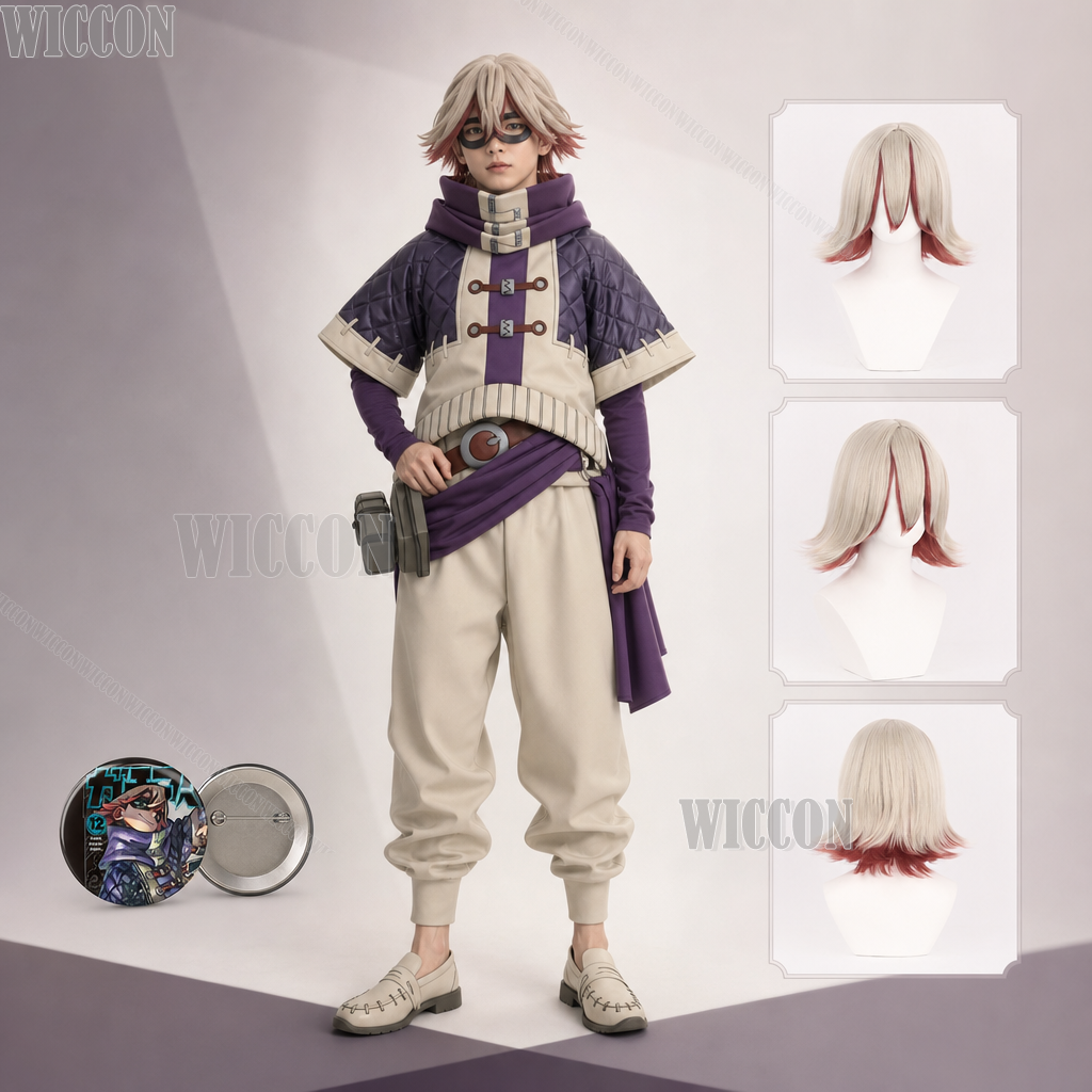 Men'S Accessories With Suits - Fu Orostor Anime Gachiakuta Cosplay Outfit