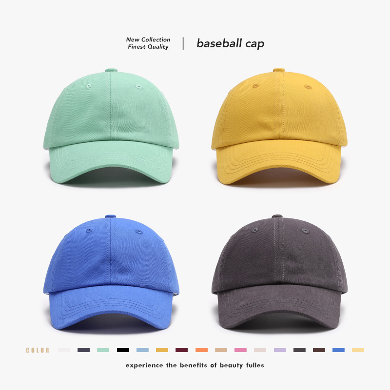 Hat Snapback Cap - Summer Casual Plain Baseball Cap Adjustable