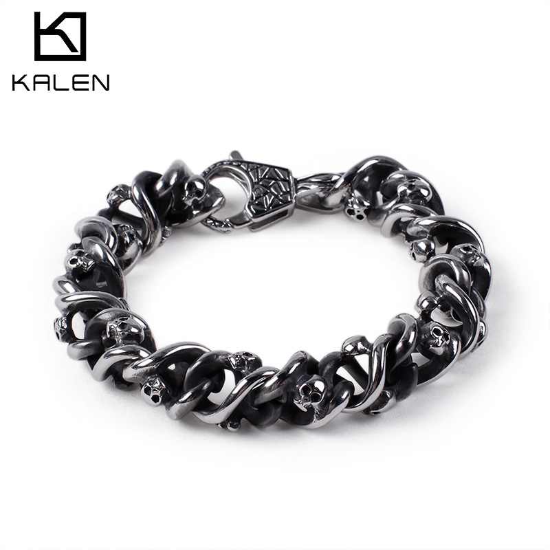 Men Accessories Bd - Kalen Retro Stainless Steel Twisted Chain
