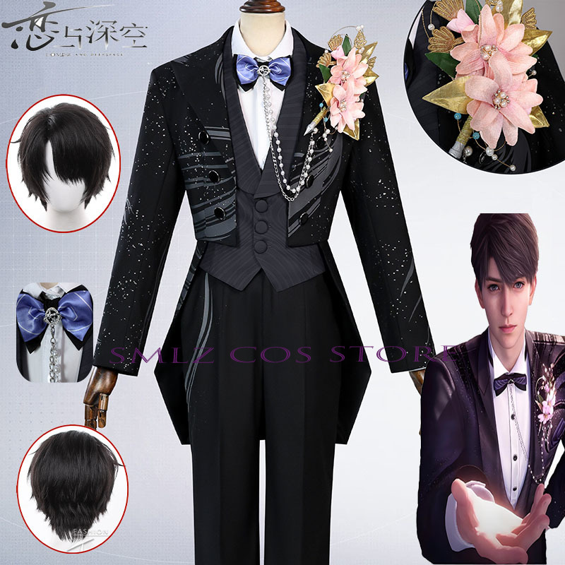Men'S Accessories With Suits - Game Love and Deep Space Cosplay