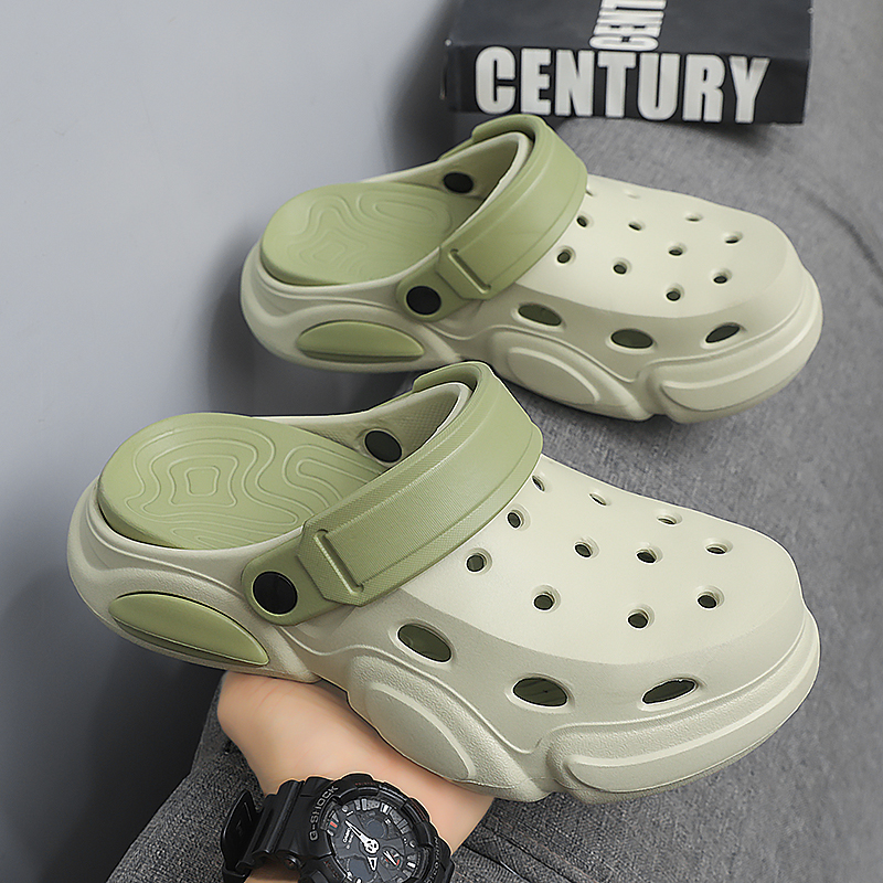 Men Accessories H&M - Summer Men's Thick-Soled Non-Slip Breathable Toe-Cap
