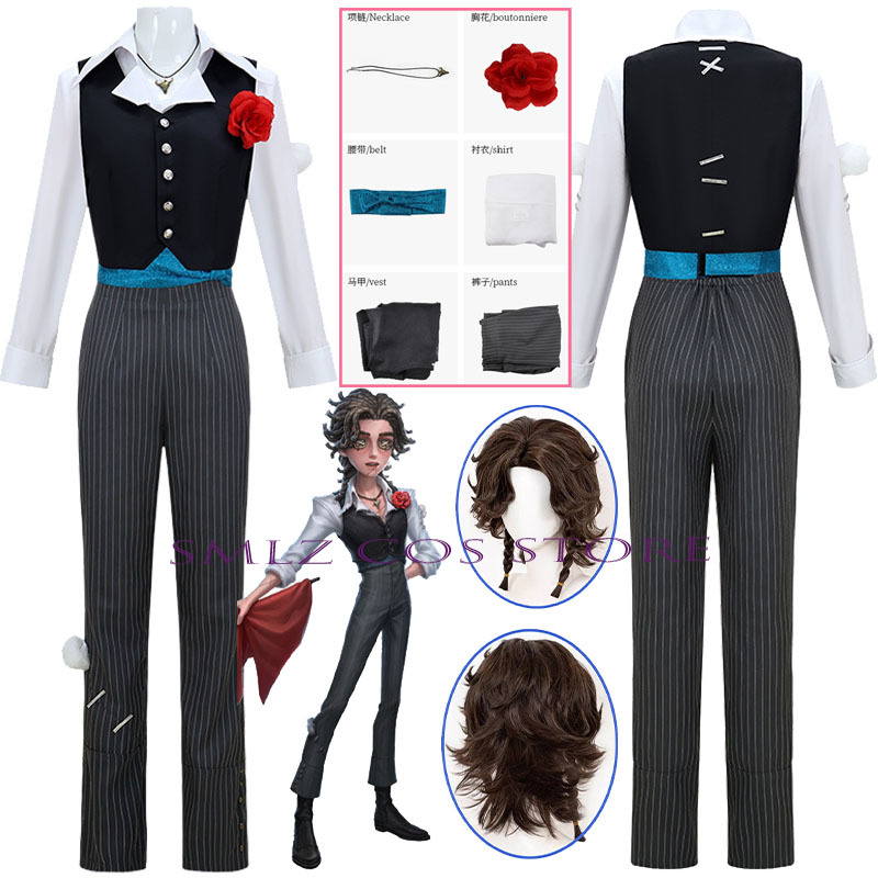 Men'S Accessories With Suits - Game Identity V Matador Cosplay Costume