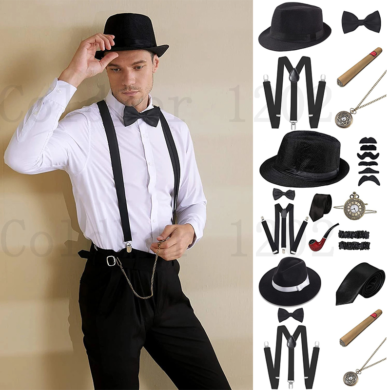Free Ship Halloween 1920s Mens - Men'S Accessories In The 1920S reseña y precio
