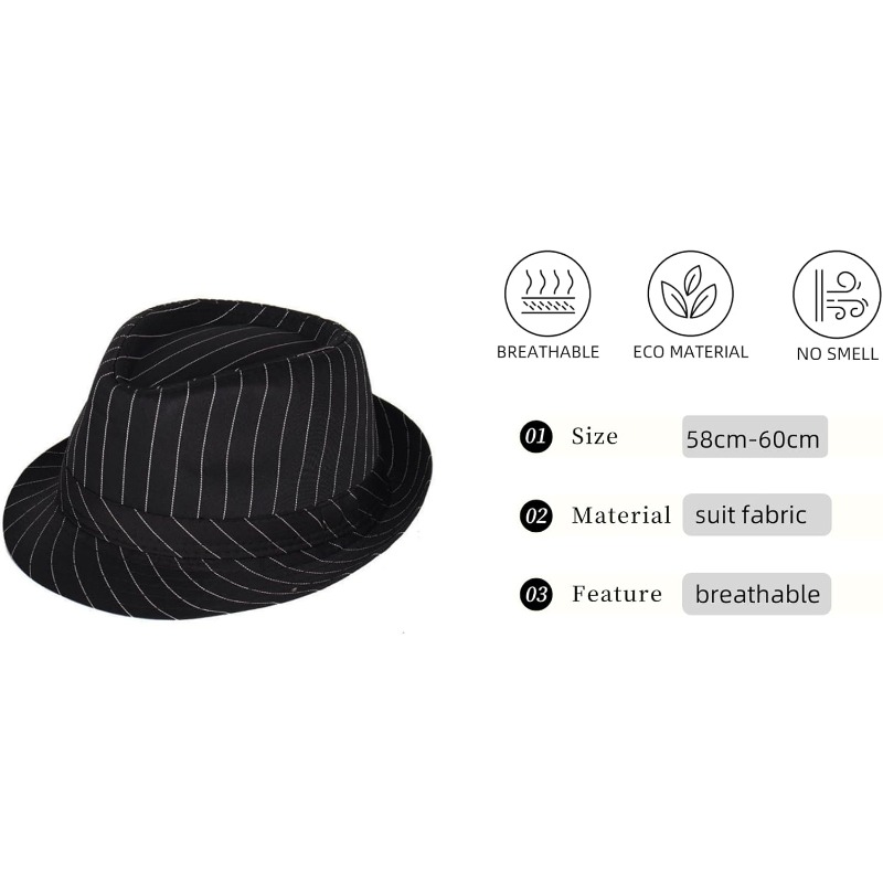 1920s Mens Costume Fedora Hat  - Men'S Accessories In The 1920S reseña y precio
