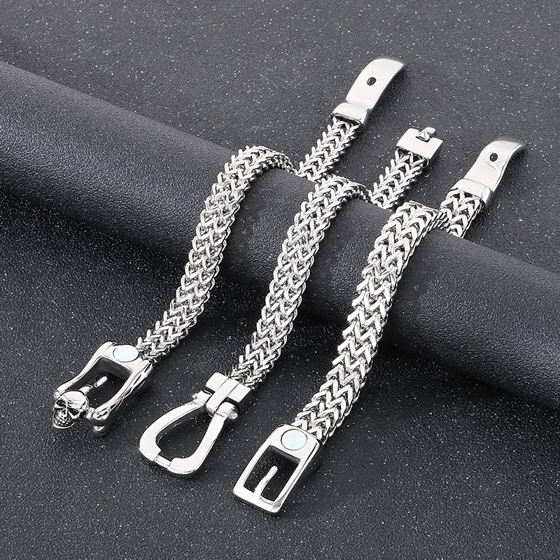 316L Stainless Steel Double Ro - Men Accessories Bd reseña y precio
