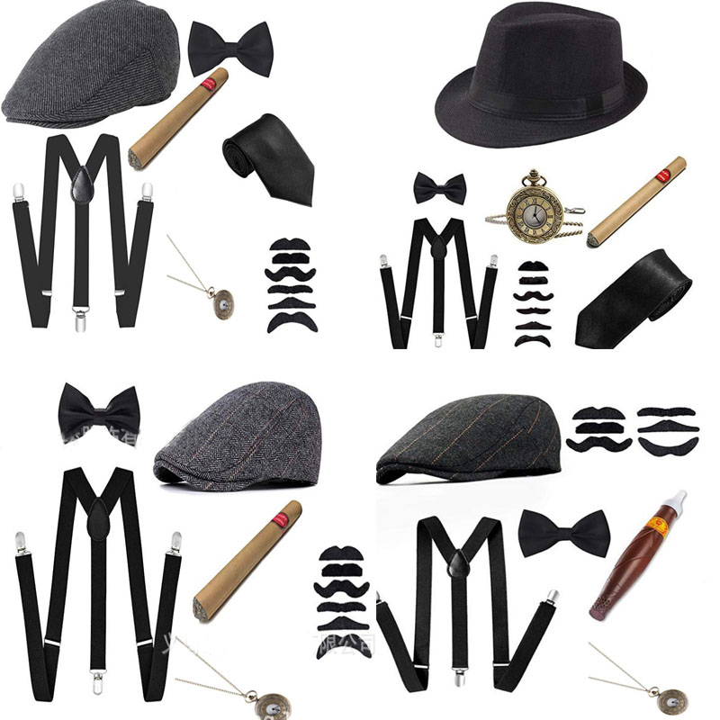 1920S Halloween 20S Cosplay Ga - Men'S Accessories In The 1920S reseña y precio