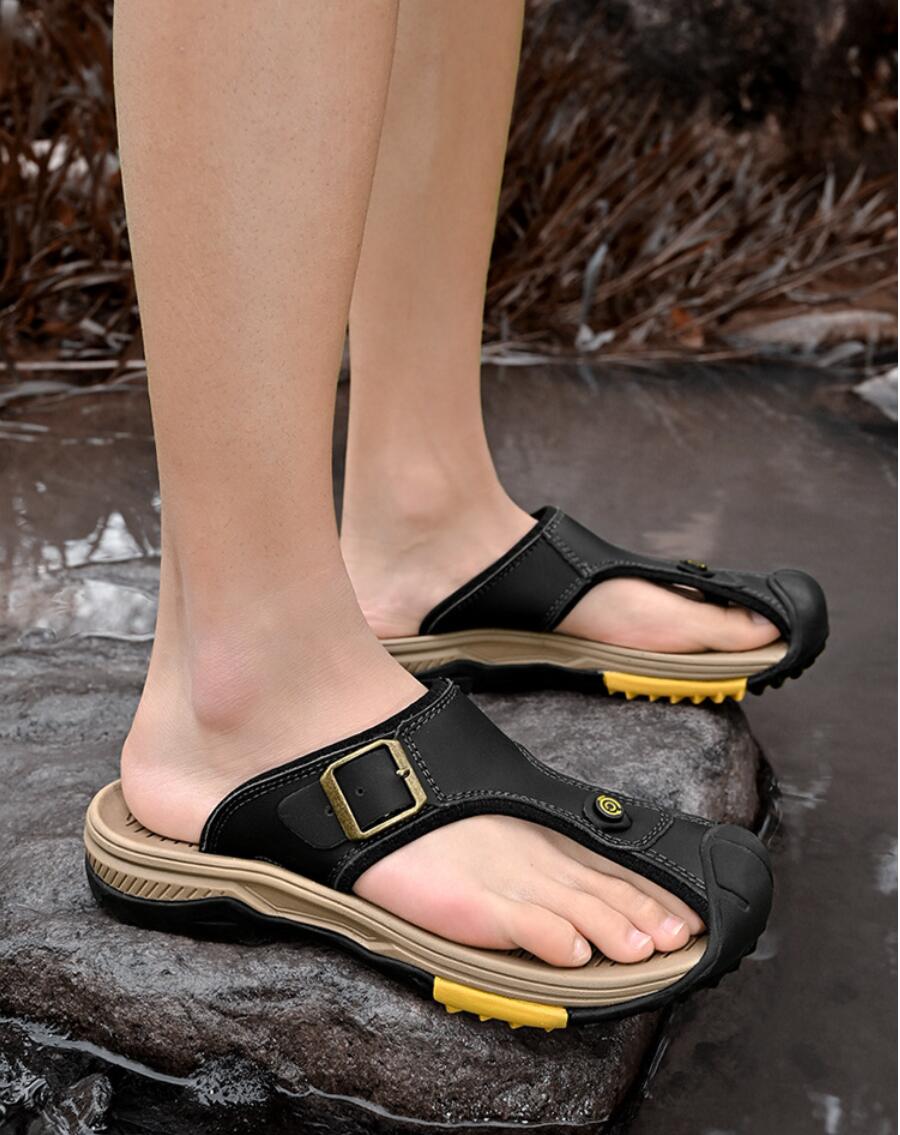 Genuine Leather Sandals Men Br - Men'S Accessories Leather reseña y precio