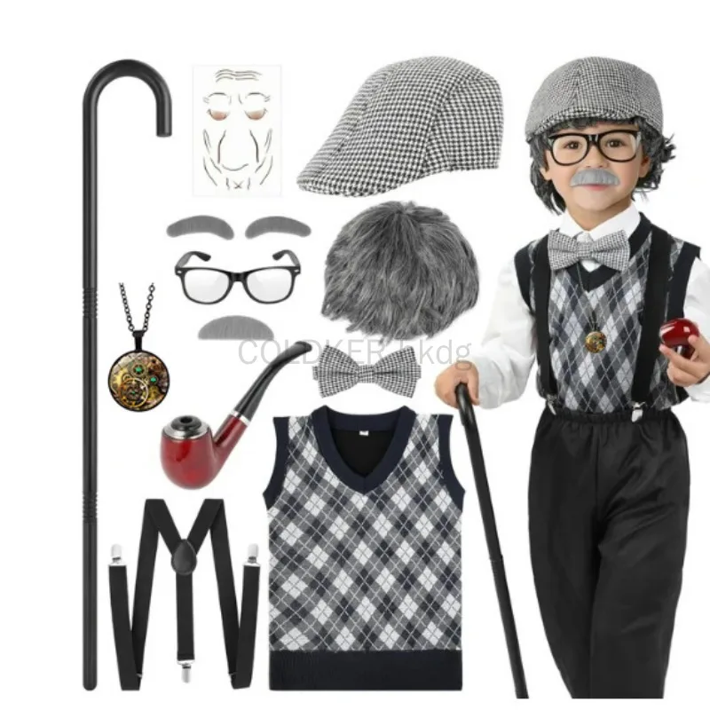 Halloween Festival Old Man Cos - Men'S Accessories In The 1920S reseña y precio