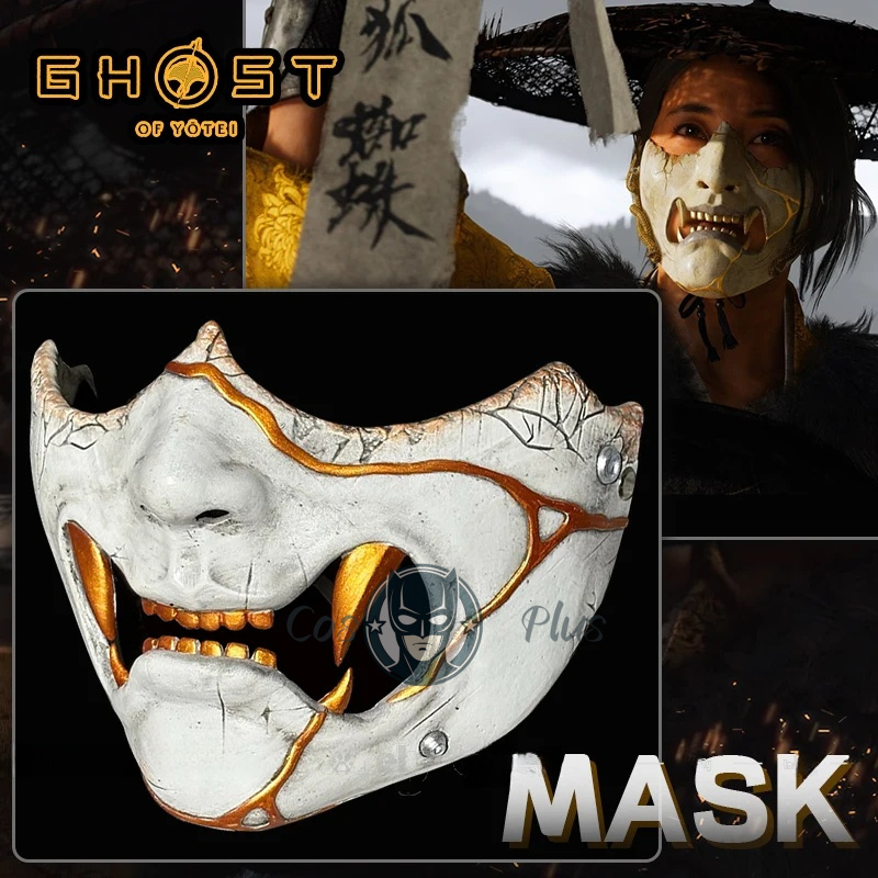 Game Ghost of Yotei Atsu Mask  - Men'S Accessories Anime reseña y precio