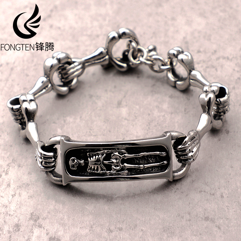 Fongten Stainless Steel Men's  - Men Accessories Bd reseña y precio
