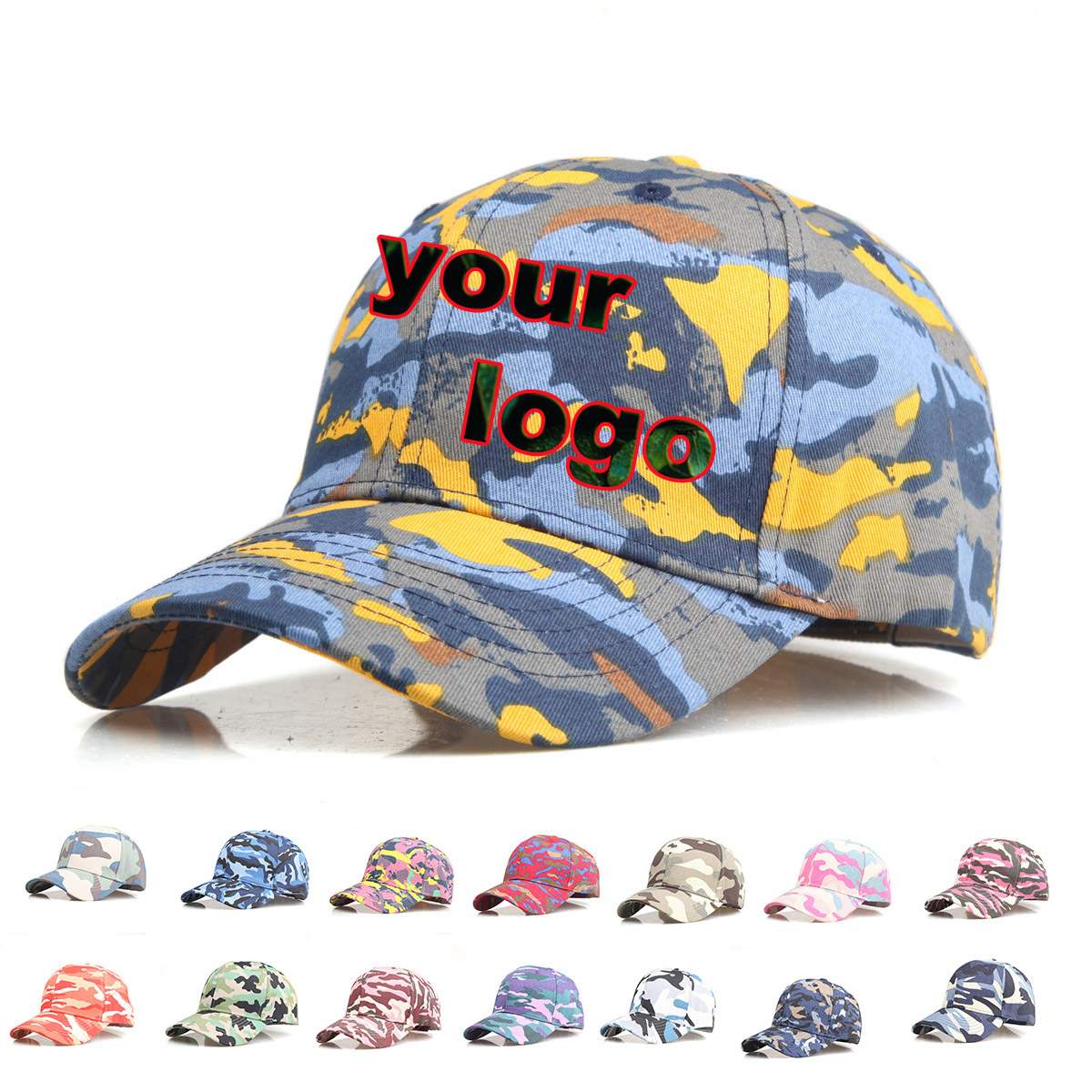 Custom Logo Camouflage Basebal - Hat Snapback Cap reseña y precio