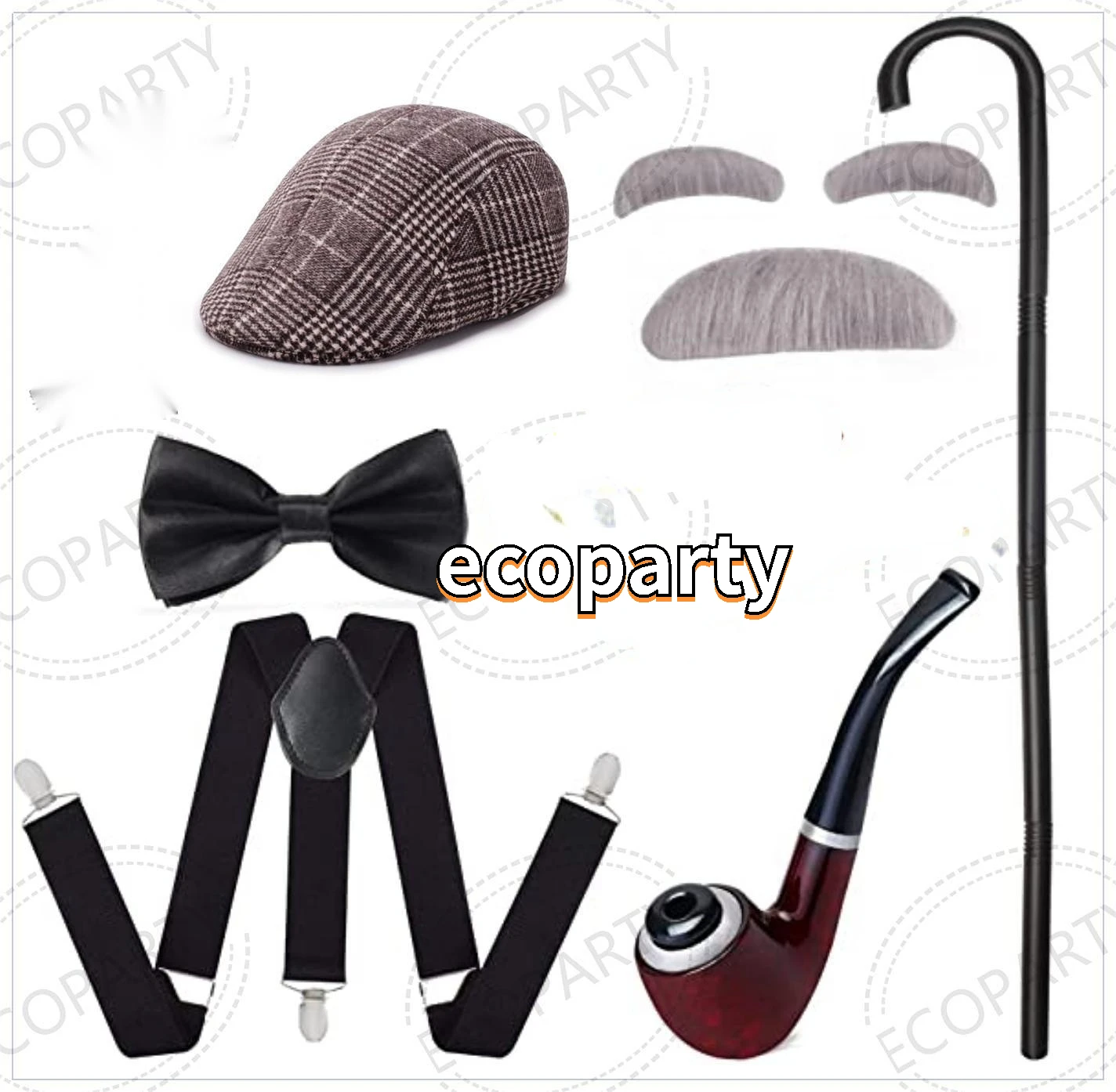 1920s Mens Gatsby Gangster Cos - Men'S Accessories In The 1920S reseña y precio