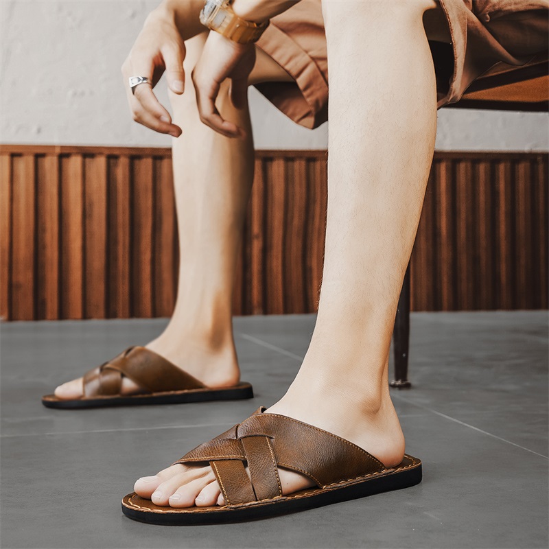 Genuine Leather Men Casual San - Men'S Accessories Leather reseña y precio