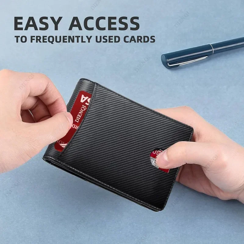 RFID Business Card Holder Men  - Money Clip Slim reseña y precio
