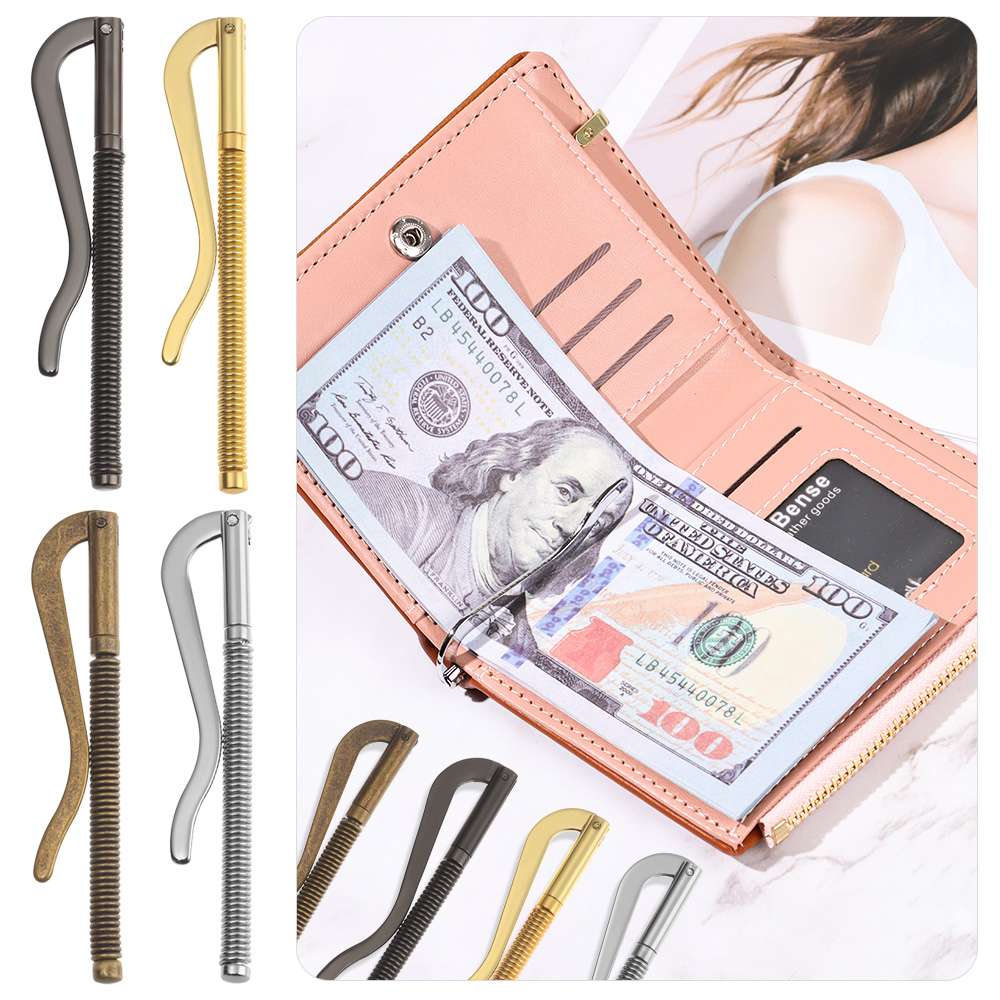 1Pc New Metal Bifold Money Cli - Money Clip Slim reseña y precio
