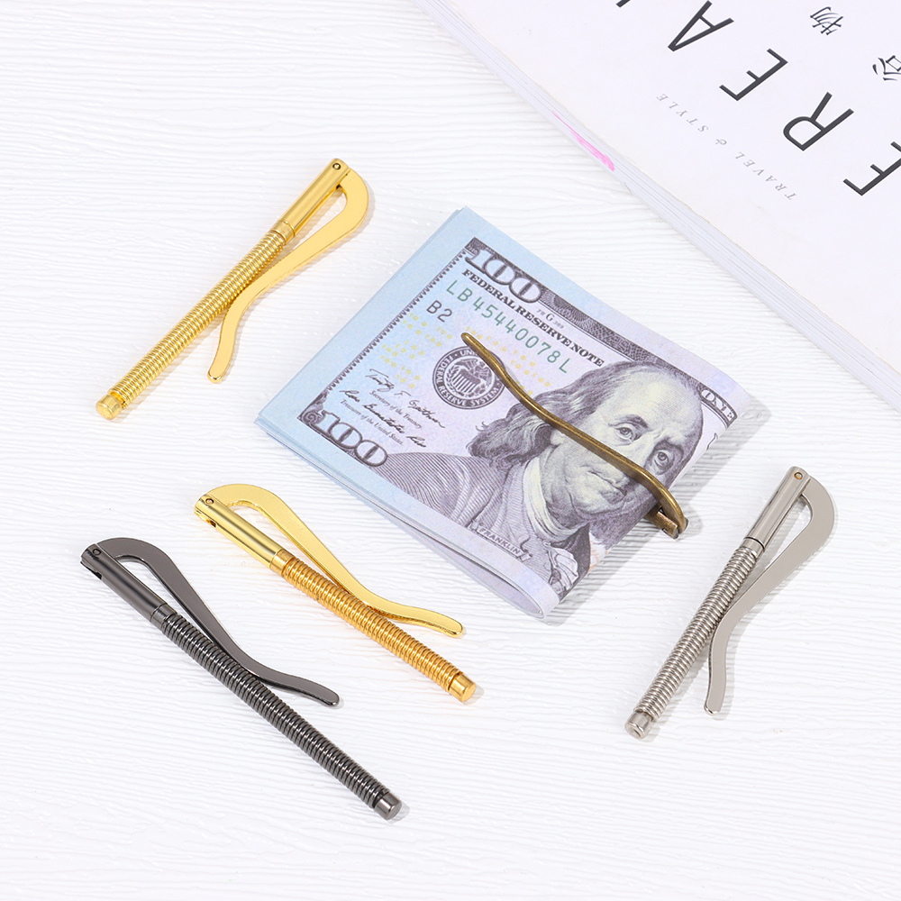 1Pc New Metal Bifold Money Cli - Money Clip Slim reseña y precio