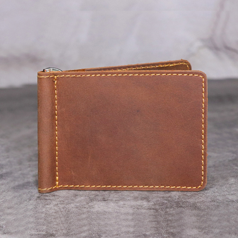Handmade Genuine Leather Money - Money Clip Slim reseña y precio