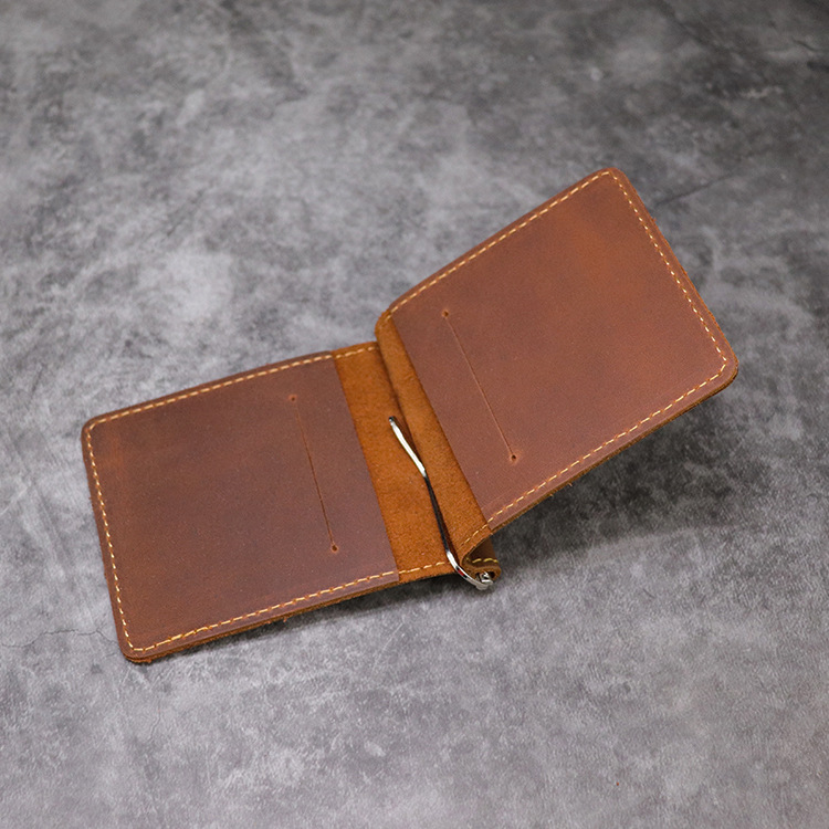 Handmade Genuine Leather Money - Money Clip Slim reseña y precio