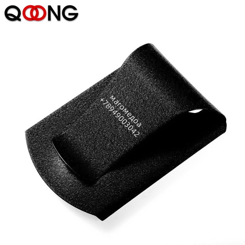 QOONG Custom Lettering Stainle - Money Clip Slim reseña y precio