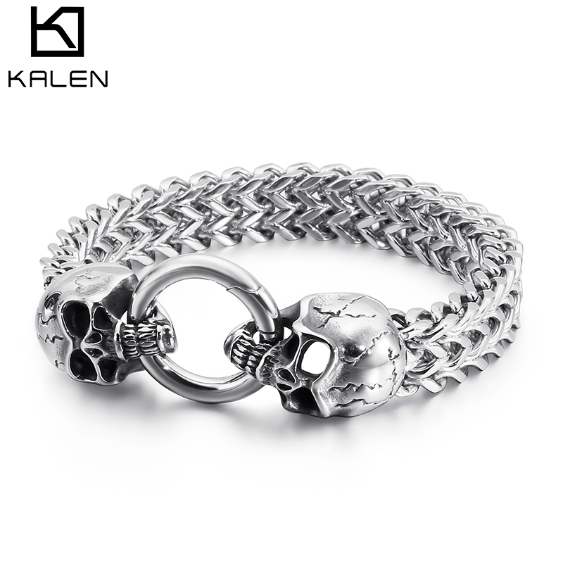 KALEN Punk Stainless Steel Sku - Men Accessories Bd reseña y precio