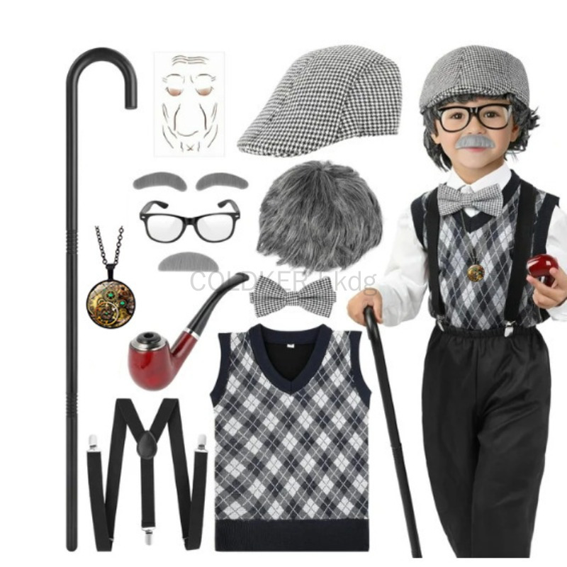 Halloween Festival Old Man Cos - Men'S Accessories In The 1920S reseña y precio
