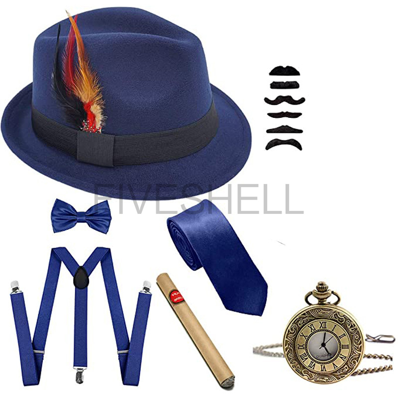 Mens 1920s Gatsby Gangster Cos - Men'S Accessories In The 1920S reseña y precio