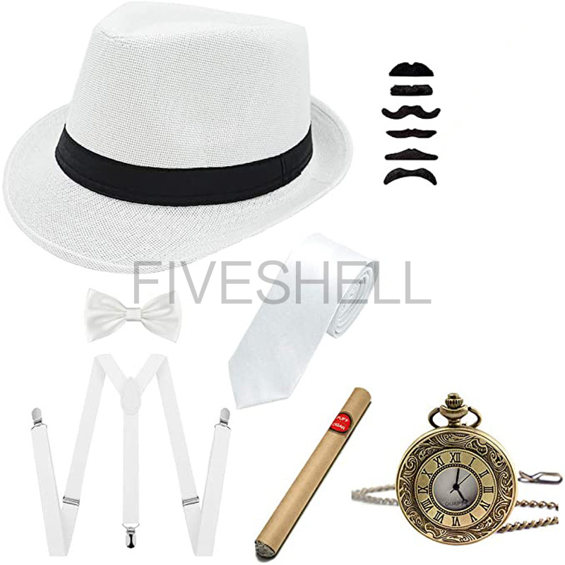 Mens 1920s Gatsby Gangster Cos - Men'S Accessories In The 1920S reseña y precio