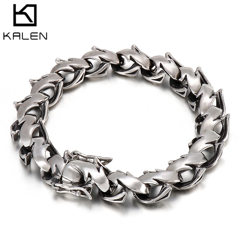 KALEN Polished Chunky Bracelet - Men Accessories Bd reseña y precio