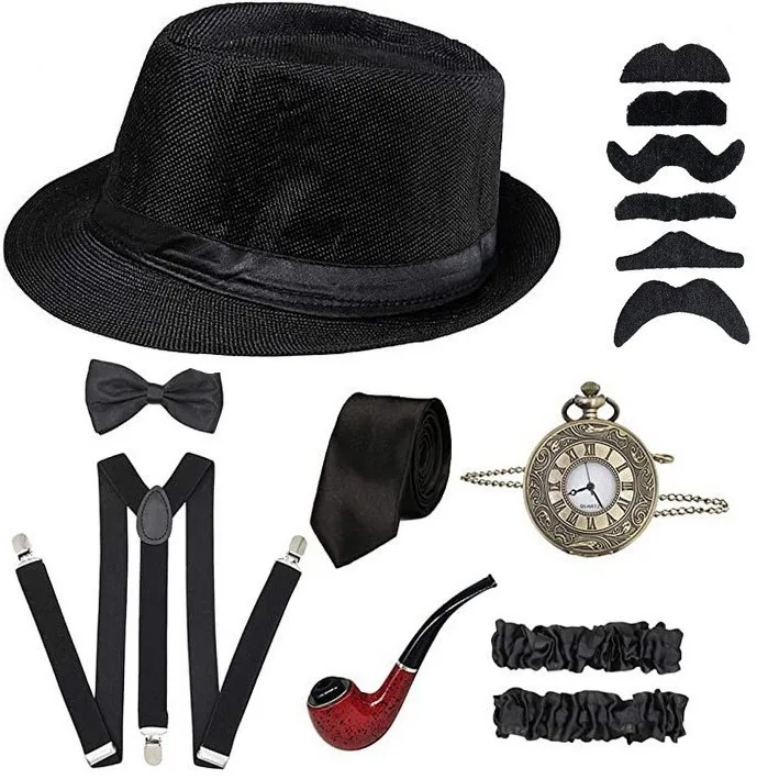 Men Party Props 1920S Theme Co - Men'S Accessories In The 1920S reseña y precio