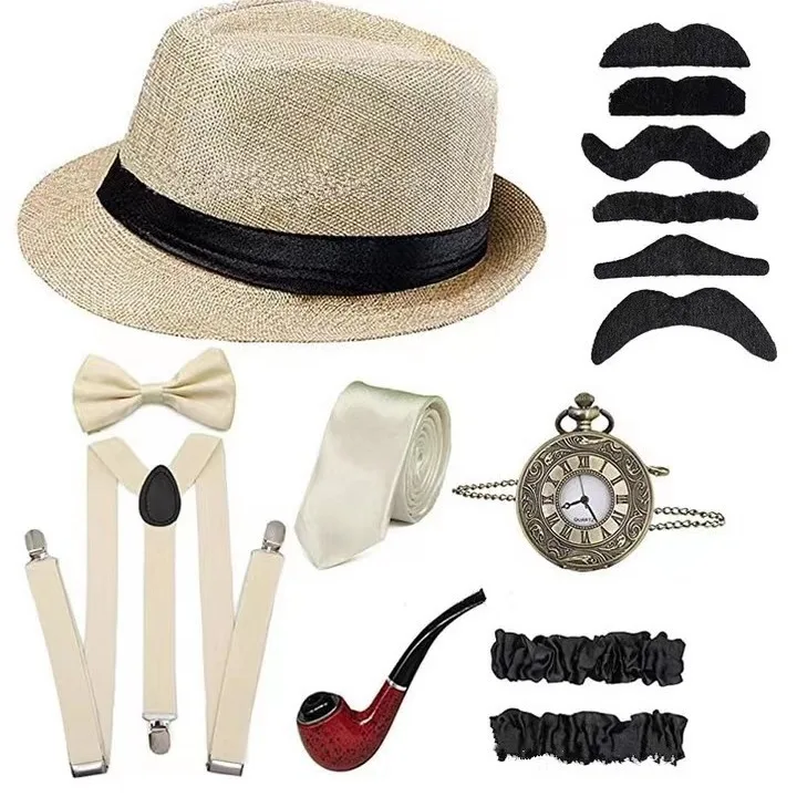 Men Party Props 1920S Theme Co - Men'S Accessories In The 1920S reseña y precio
