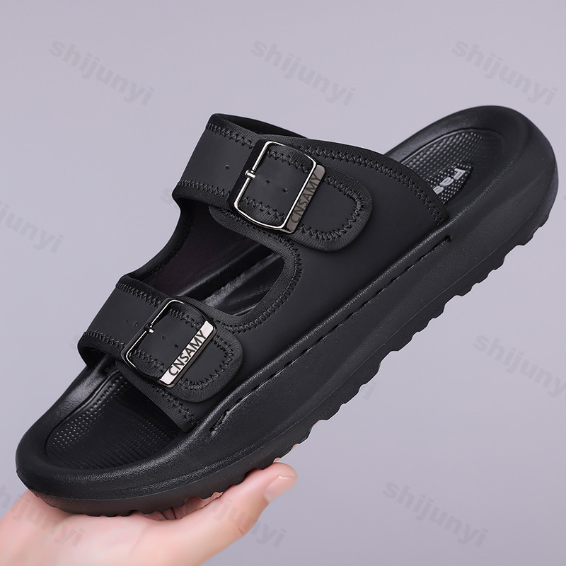 Men's Slippers 2025 Summer Bre - Men'S Accessories Leather reseña y precio