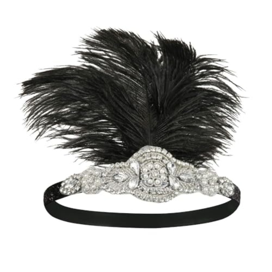 Vintage 1920s Flapper Headpiec - Men'S Accessories In The 1920S reseña y precio