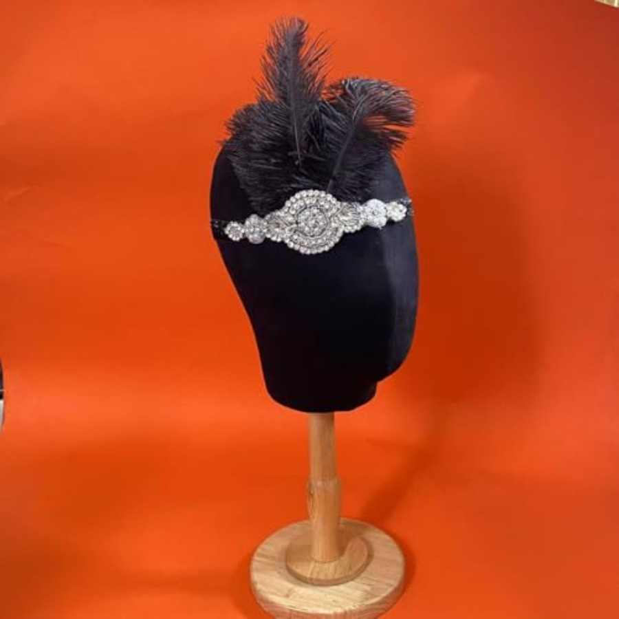 Vintage 1920s Flapper Headpiec - Men'S Accessories In The 1920S reseña y precio