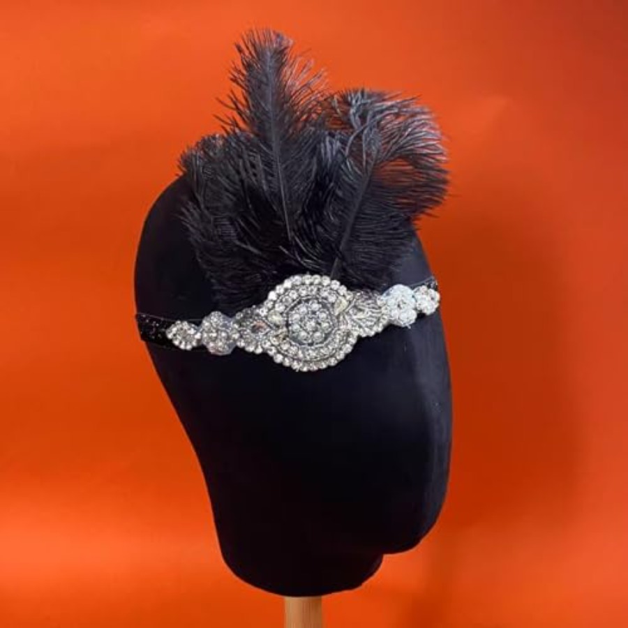 Vintage 1920s Flapper Headpiec - Men'S Accessories In The 1920S reseña y precio