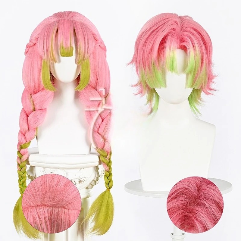 Kanroji Mitsuri Cosplay Wig Pi - Men'S Accessories With Suits reseña y precio