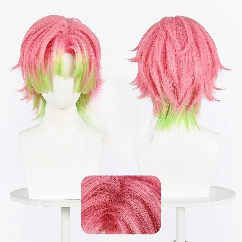 Kanroji Mitsuri Cosplay Wig Pi - Men'S Accessories With Suits reseña y precio