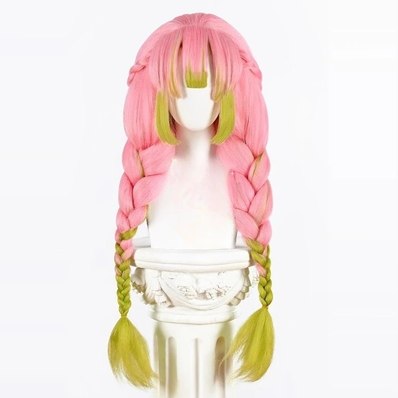 Kanroji Mitsuri Cosplay Wig Pi - Men'S Accessories With Suits reseña y precio