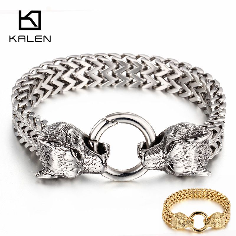 KALEN 19-23cm Rock Viking Wolf - Men Accessories Bd reseña y precio