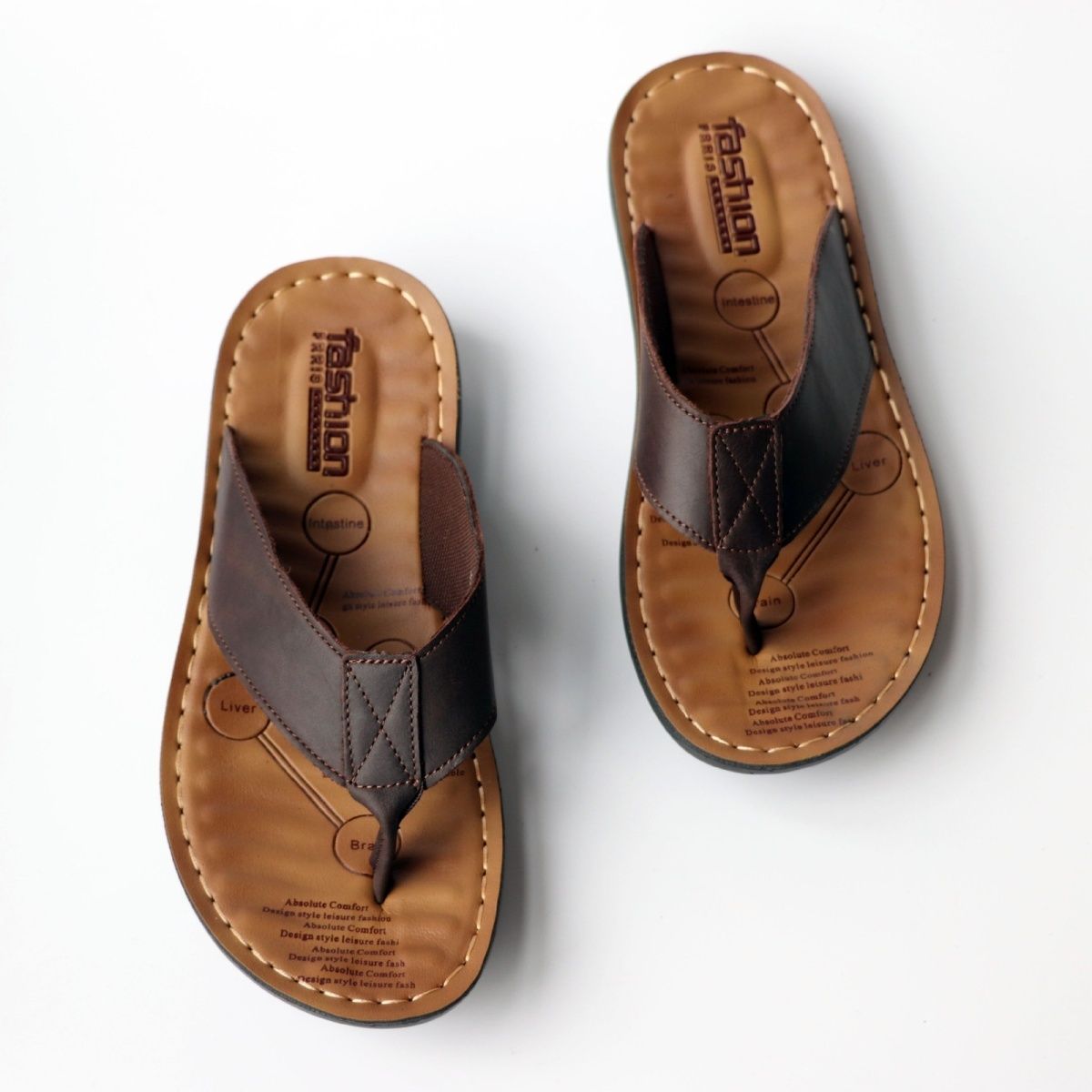 Summer Shoes Men Slippers Genu - Men'S Accessories Leather reseña y precio