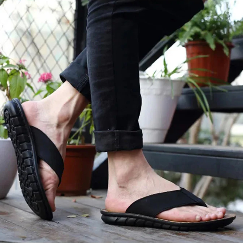 Summer Shoes Men Slippers Genu - Men'S Accessories Leather reseña y precio