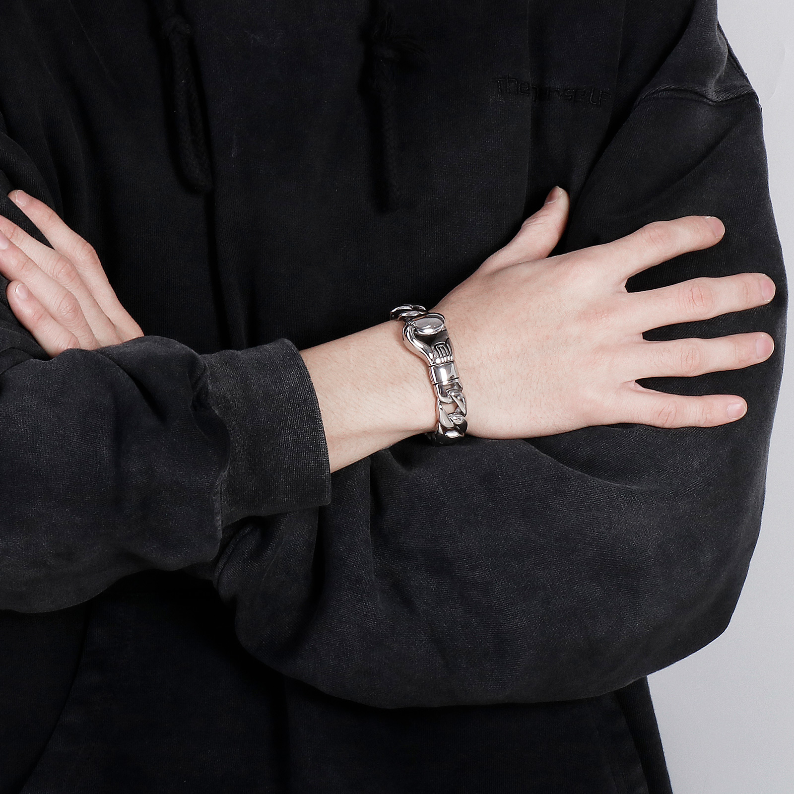 Kalen Gothic Fist Pattern Brac - Men Accessories Bd reseña y precio