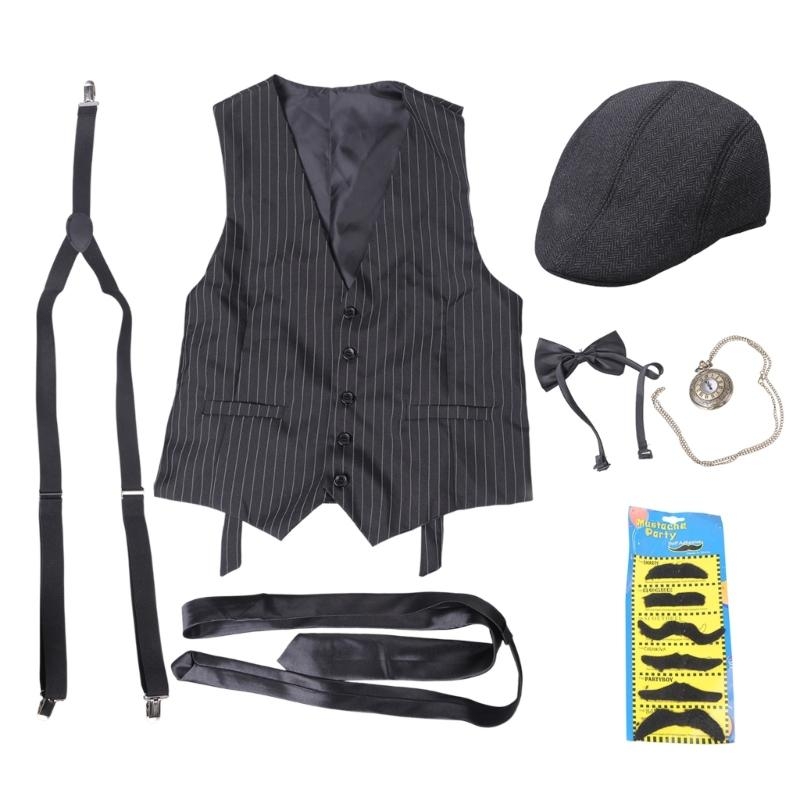 39BD 1920s Mens Costume,Roarin - Men'S Accessories In The 1920S reseña y precio