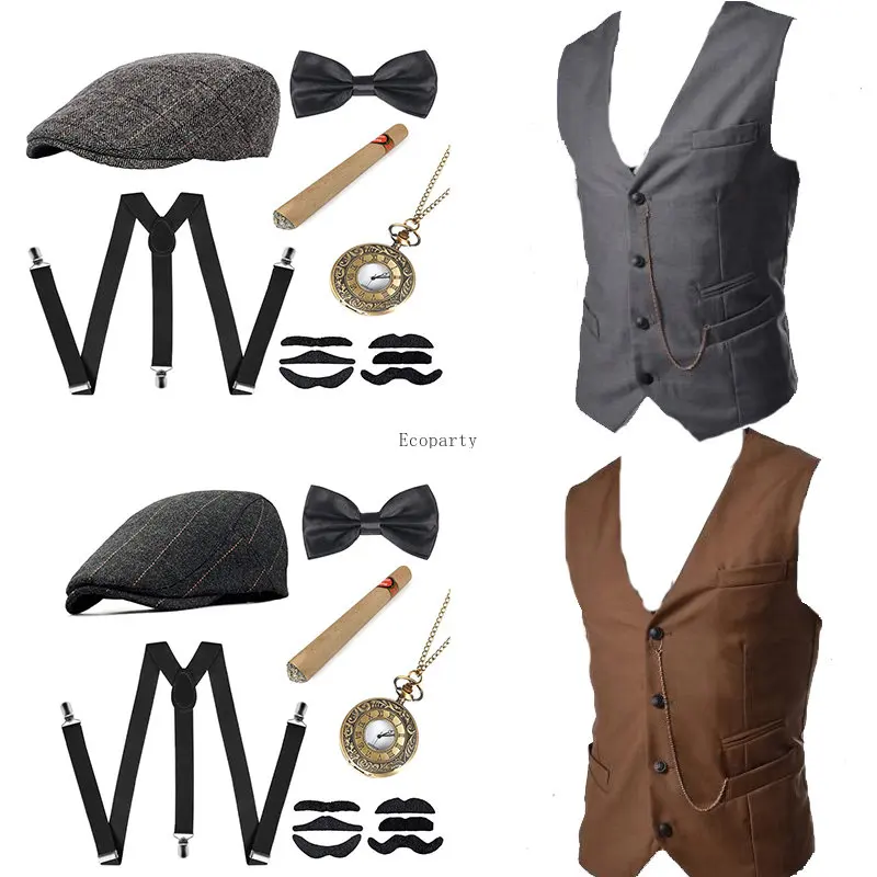 Men's Gangster Costume And Acc - Men'S Accessories In The 1920S reseña y precio