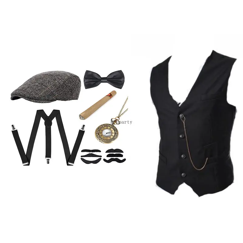 Men's Gangster Costume And Acc - Men'S Accessories In The 1920S reseña y precio