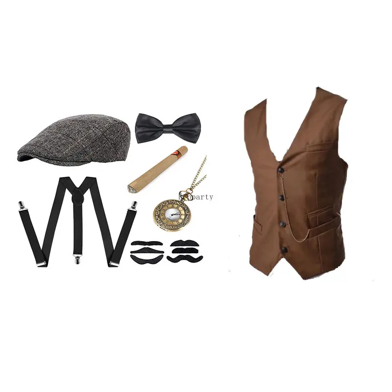Men's Gangster Costume And Acc - Men'S Accessories In The 1920S reseña y precio