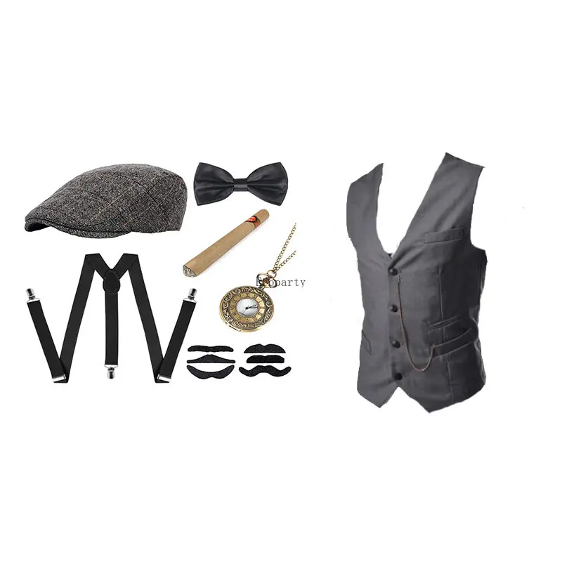 Men's Gangster Costume And Acc - Men'S Accessories In The 1920S reseña y precio
