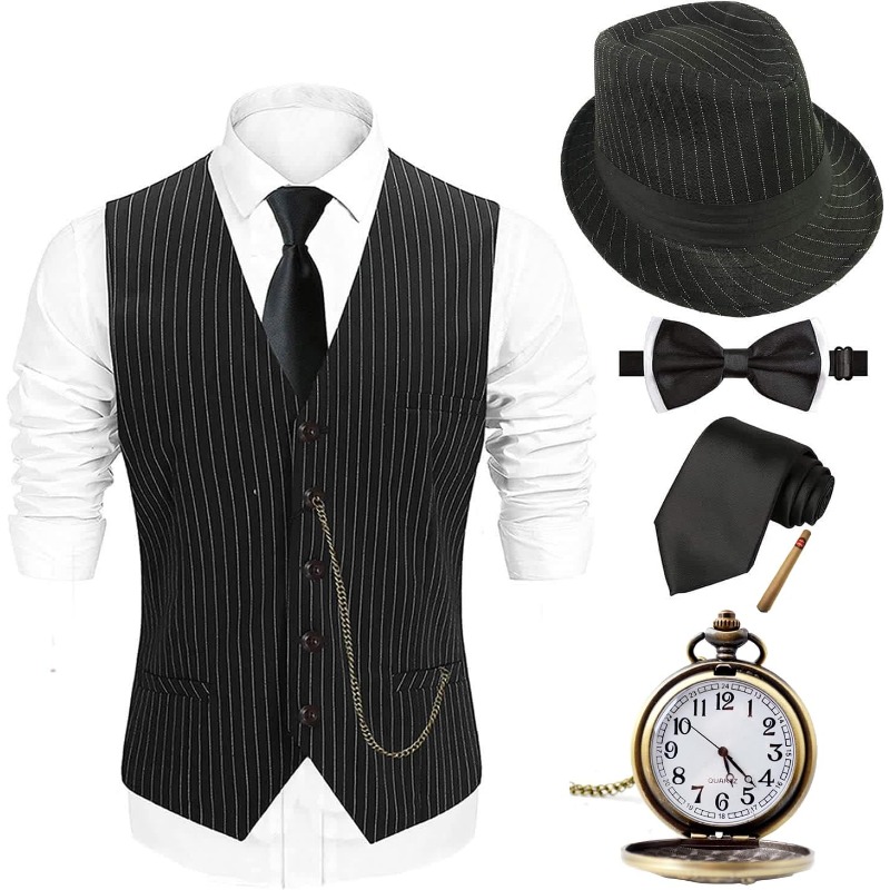 Halloween 1920s Mens Costume 2 - Men'S Accessories In The 1920S reseña y precio
