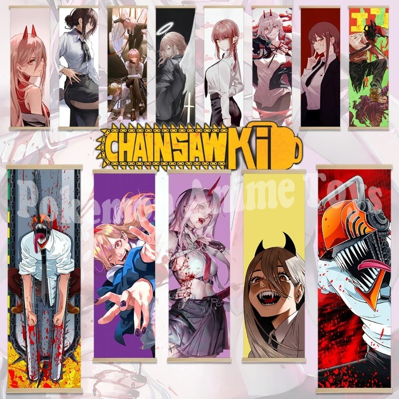 Chainsaw Man Anime Poster Wood - Quality Men'S Accessories reseña y precio