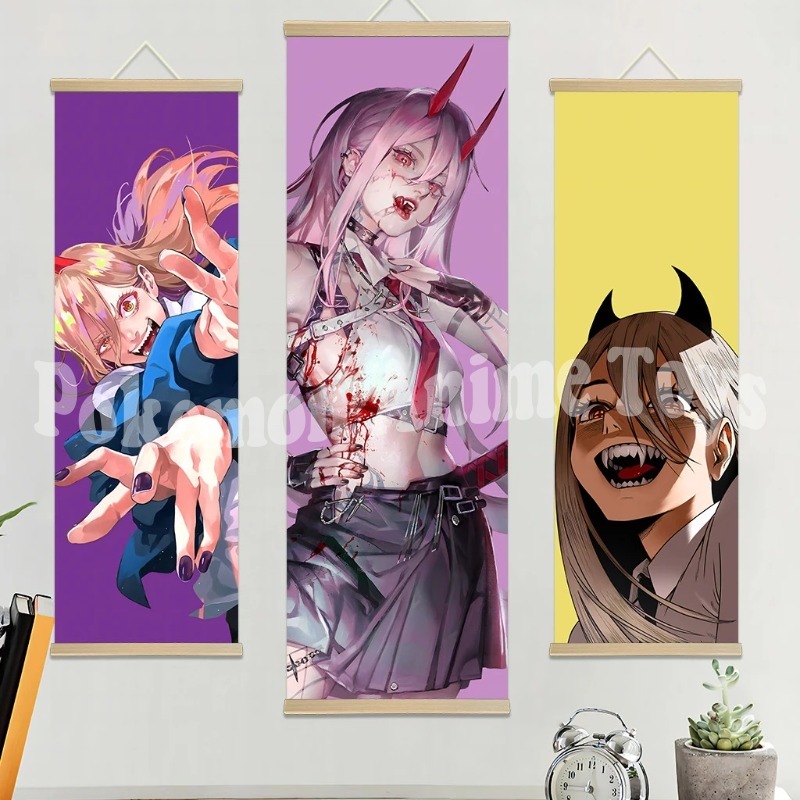 Chainsaw Man Anime Poster Wood - Quality Men'S Accessories reseña y precio