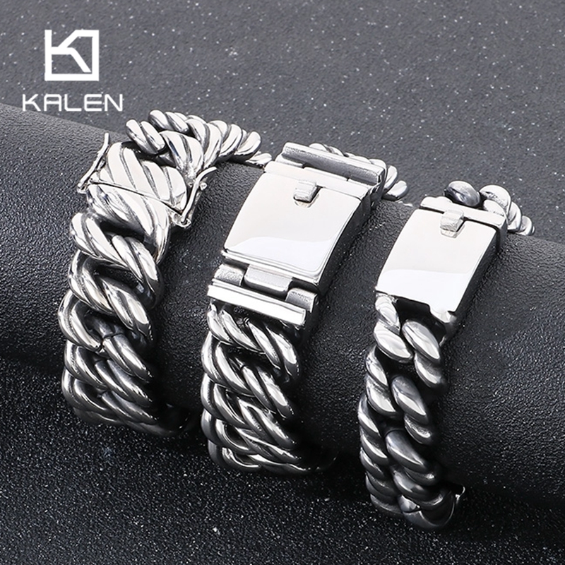 KALEN 22MM Twisted Link Chain  - Men Accessories Bd reseña y precio